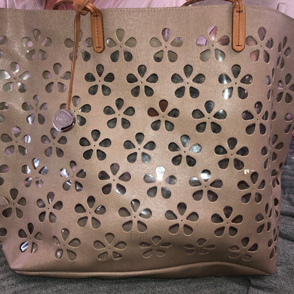 FURLA Laser Cut Tote